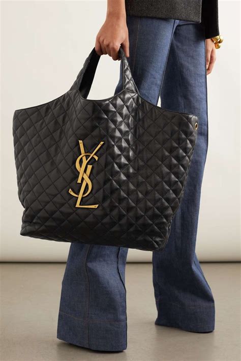 ysl big bag black|saint laurent quilted shoulder bag.